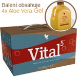 Vital 5 obsahuje Aloe Vera Gel od Forever